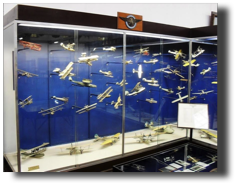 Collection of metal scale models built by Guillermo Rojas Bazán between 1982 and 1986. Museo Naval de la Nación, Buenos Aires, Argentina